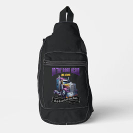Semi Truck Driver Crossbody Bag