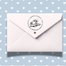 Semi Truck kenworth Permastempel