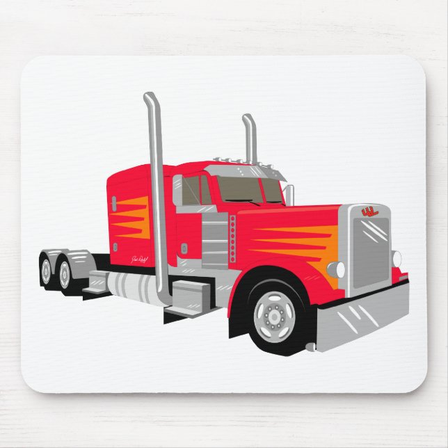 Semi Truck Mousepad (Vorne)