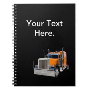 Semi Truck Spiral Notebook Notizblock