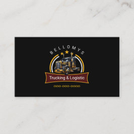 Semi Truck Visitenkarte