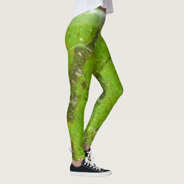 Semi-wertvolle Edelsteinstruktur Leggings (Rechts)