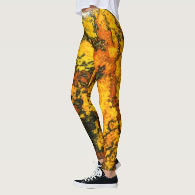 Semi-wertvolle Edelsteinstruktur Leggings (Links)