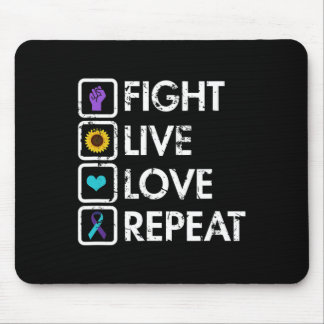 Semicolon Be Here Tomorrow Suicide Awareness Preve Mousepad