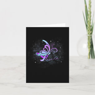 Semicolon Butterfly - Bewusstsein für Suizidpräven Karte