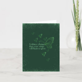 Semicolon Butterfly - Embrace Change Card Karte