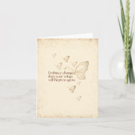 Semicolon Butterfly - Embrace Change Card Karte