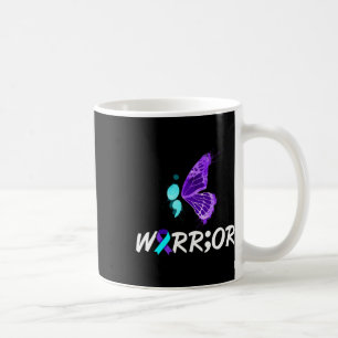 Semicolon Butterfly Suizidprävention Bewusstsein 1 Kaffeetasse