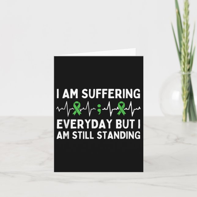 Semicolon Depression Awarene Karte (Vorderseite)