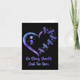 Semicolon Dragon (Woche der Bewusstseinsbildung be Karte