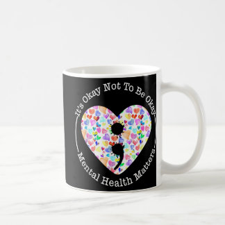 Semicolon Heart Suicide Pr Kaffeetasse