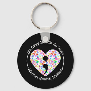 Semicolon Heart Suicide Pr Schlüsselanhänger