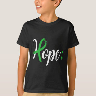 Semicolon Mental Health Awareness Monatsunterstütz T-Shirt