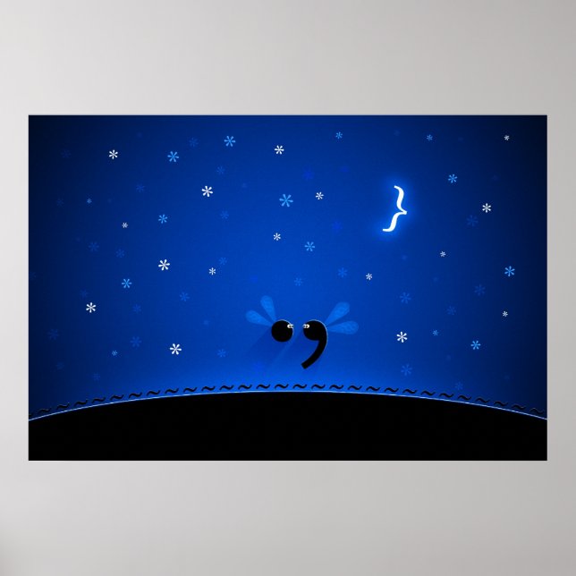 Semicolon Poster (Vorne)