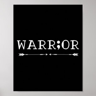 Semicolon Suicide Awareness Poster