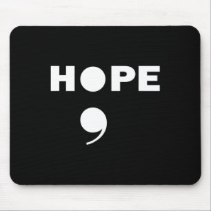 Semicolon Suicide Bewusstsein für eine psychische Mousepad