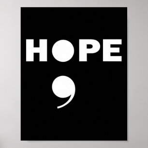 Semicolon Suicide Bewusstsein für eine psychische Poster