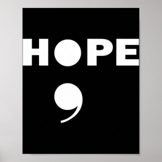 Semicolon Suicide Bewusstsein für eine psychische Poster