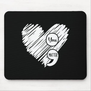 Semicolon Suicide Pre-Healthy Week Mousepad