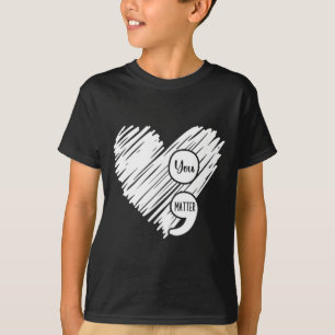 Semicolon Suicide Pre-Healthy Week T-Shirt
