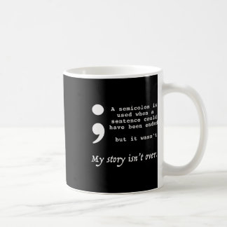 Semicolon Suicide Prevention Awareness Kaffeetasse