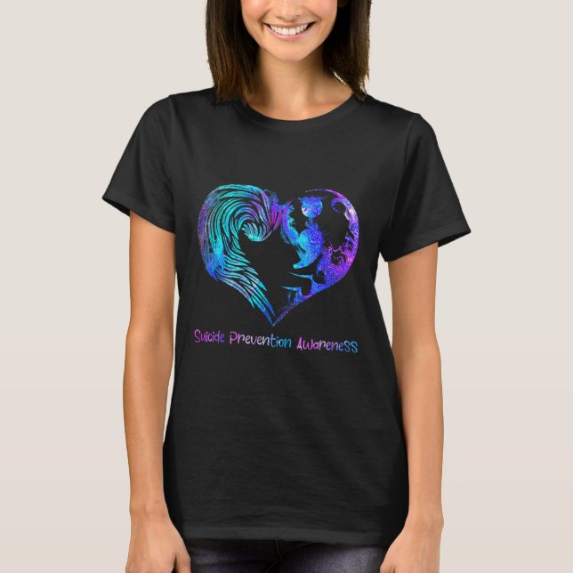 Semicolon Suicide Prevention Awareness Week T-Shirt (Vorderseite)