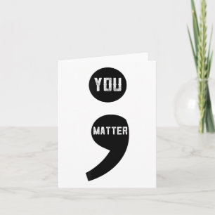 Semicolon Suicide Prevention Awarvivo Karte
