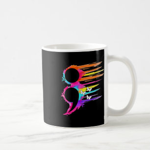 Semicolon Symbol Mental Health Suicide Prevention Kaffeetasse