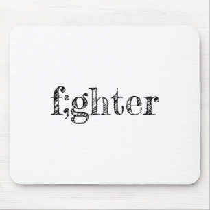 Semicolon unterstützt Depression Awareness Mousepad