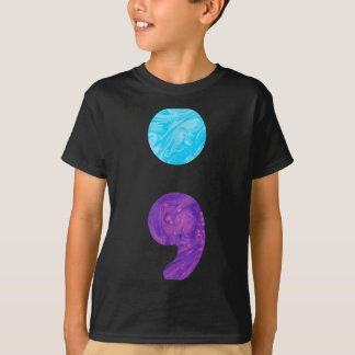 Semikolon-Depressionspräventions-Wochenbewusstsein T-Shirt