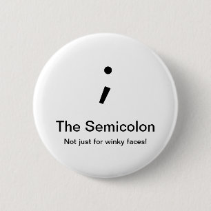 Semikolon-Knopf Button