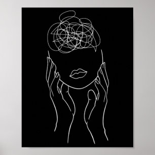 Semikolon-Psychische-Gesundheits-Wahrnehmung Poster