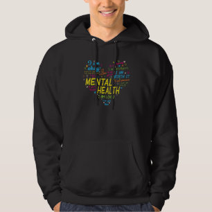 Semikolon-Psychische-Gesundheitsbewusstsein feiern Hoodie