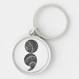 Semikolon Schlüsselanhänger