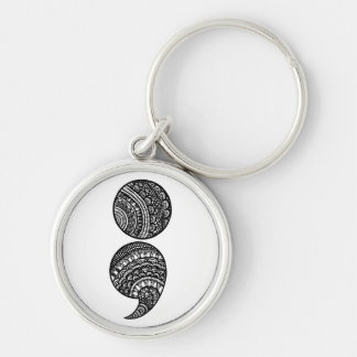 Semikolon Schlüsselanhänger