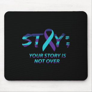 Semikolon Selbstmordbewusstsein Psychische Gesundh Mousepad