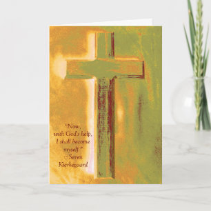 Seminar Kierkegard Quote Abschluss Card Karte