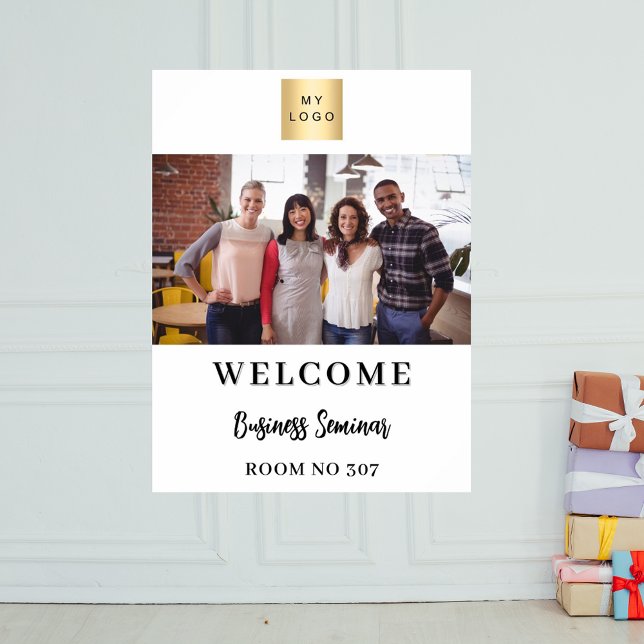 Seminar über das Logo für das White Foto Poster (Von Creator hochgeladen)