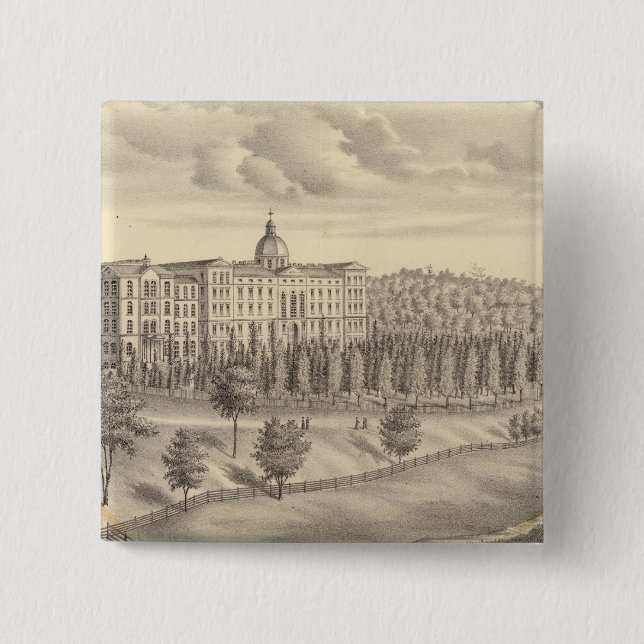 Seminar von St. Francis of Sales, Milwaukee Co Wis Button (Vorderseite)