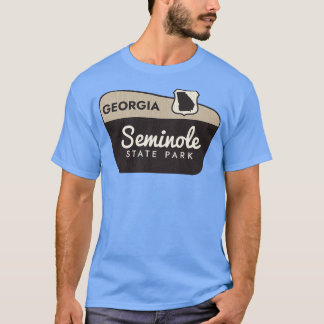Seminole Staat Park Georgia Begrüßungszeichen T-Shirt