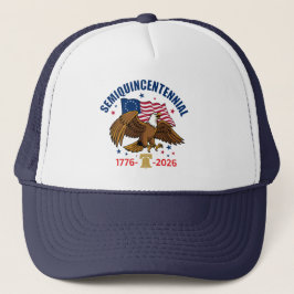 Semiquincentennial Bald Eagle Hat Truckerkappe