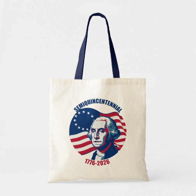 Semiquincentennial George Washington-Tasche Tragetasche (Vorne)