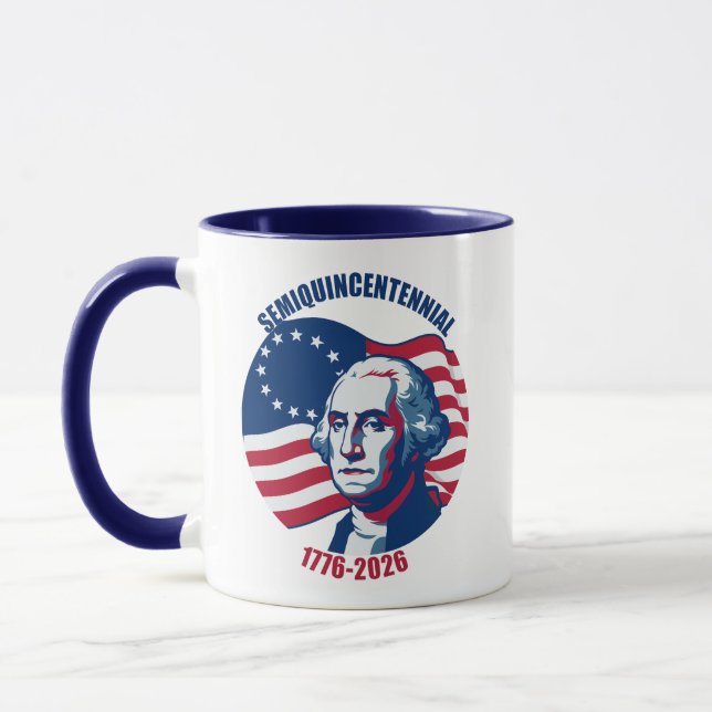 Semiquincentennial-George-Washington-Tasse Tasse (Links)