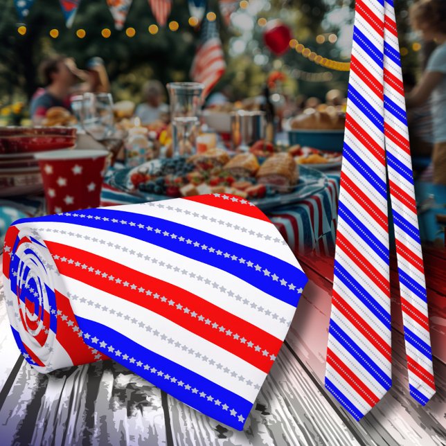 Semiquincentennial Stars & Stripes 250th Krawatte (Von Creator hochgeladen)