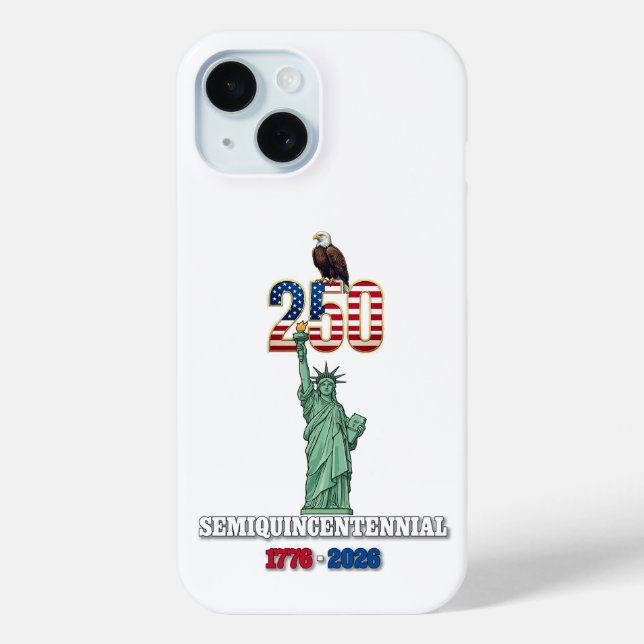 Semiquincentennial USA 250th Anniversary 1776-2026 Case-Mate iPhone Hülle (Rückseite)