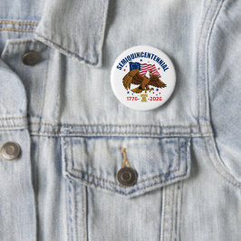 Semiquincentennial-Weißkopfseeadler-Knopf Button