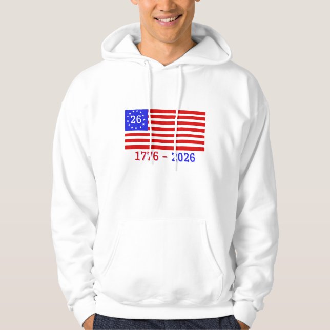 SEMIQUINZENTENNIAL: 1776 - 2026 HOODIE (Vorderseite)