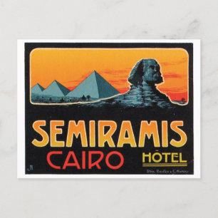 Semiramis Hotel Cairo Postkarte