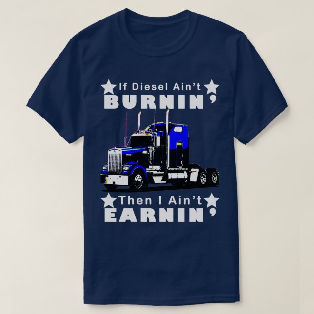 SemiTrailer Truck Driver Geschenk Classic TShirt (Design vorne)