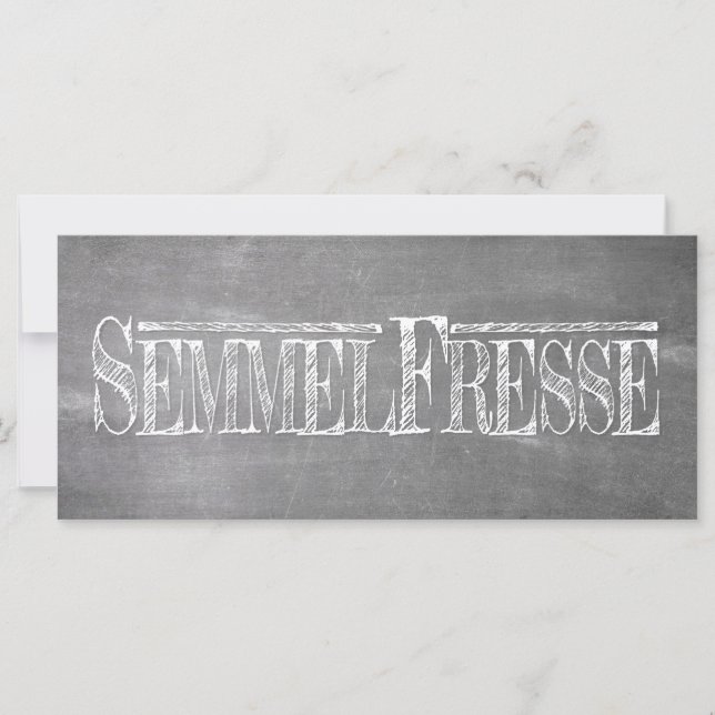 Semmelfresse - weiß (Vorderseite)
